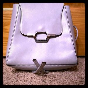 Grey backpack purse!